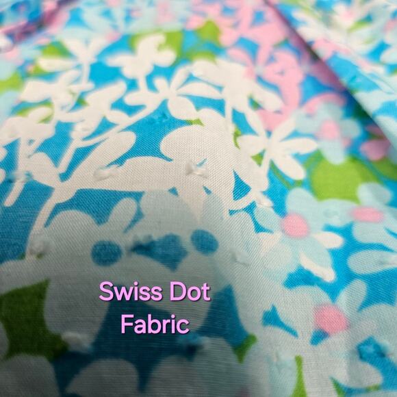 Youngland Sleeveless Floral Swiss Dot Dress w/Pink Rosette and Bolero Jacket 2T - Picture 10 of 16